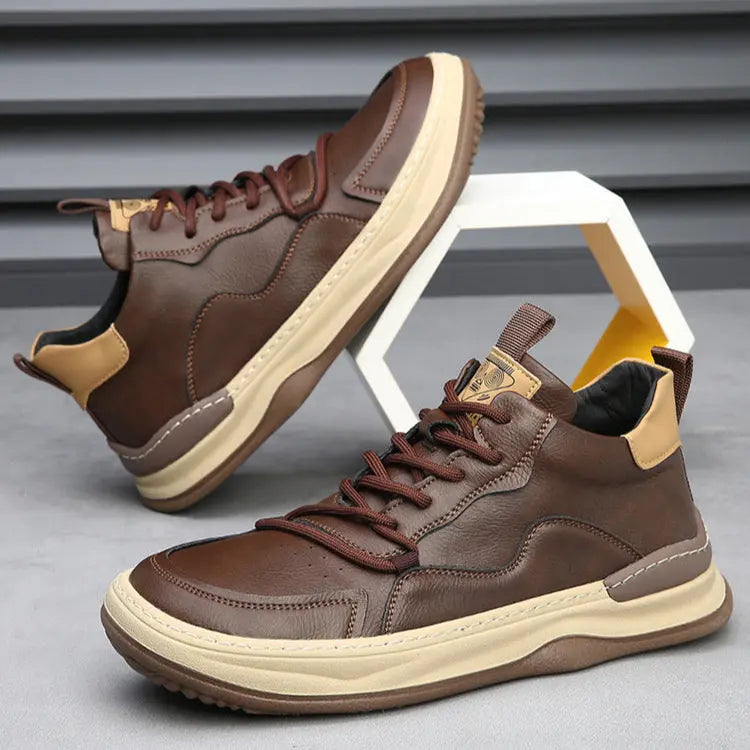 Del Piero | Italiana Leather Sneakers - TARHUS