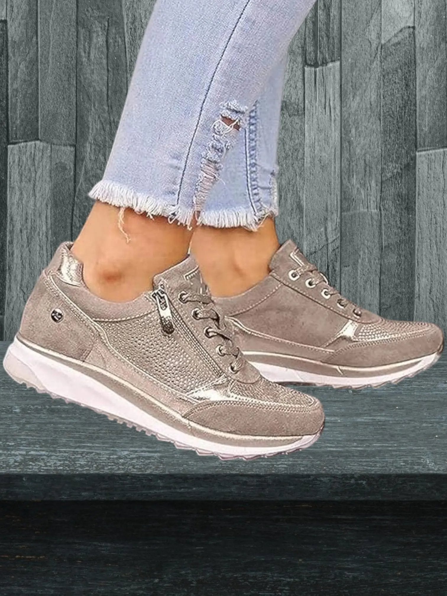 Gabor | Stylish Zip-Up Orthopedic Sneakers for Women - TARHUS