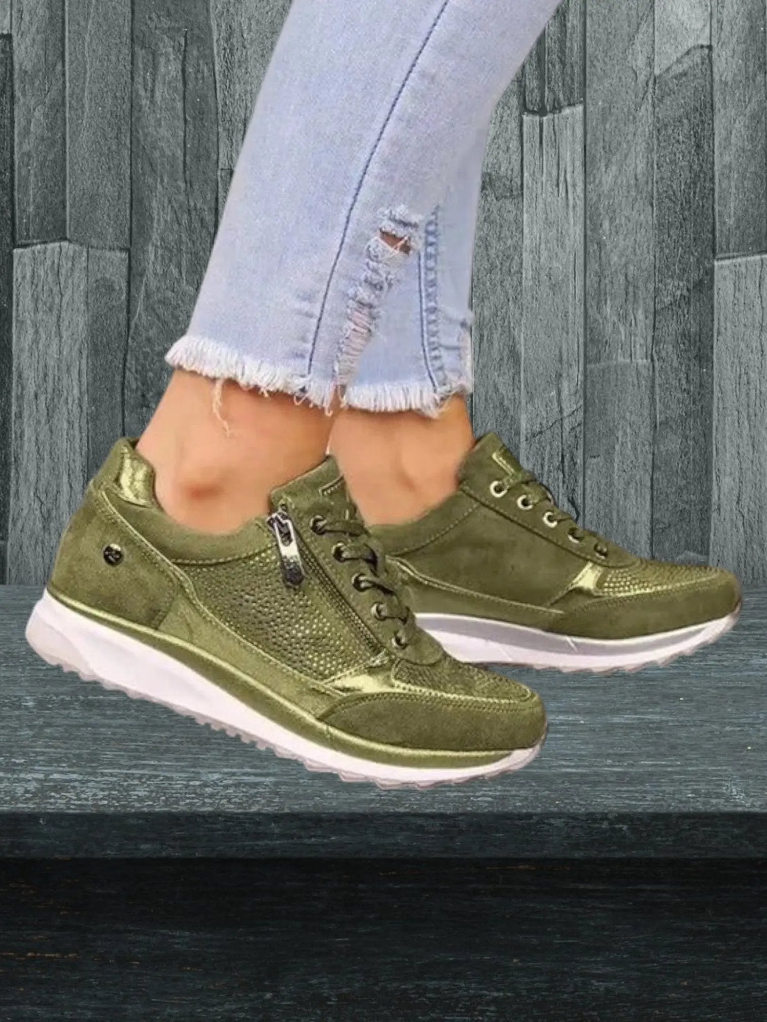 Gabor | Stylish Zip-Up Orthopedic Sneakers for Women - TARHUS