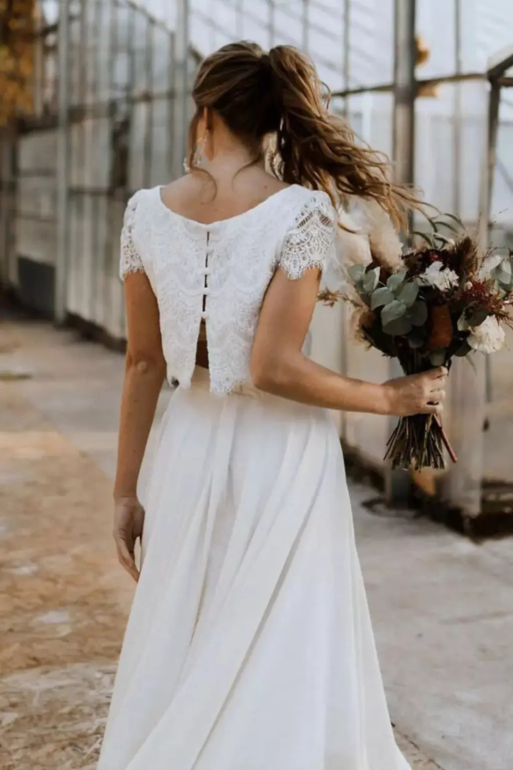 Elaris | Women Lace Top Maxi Skirt Wedding Guest Bridal Set TARHUS Women Dress
