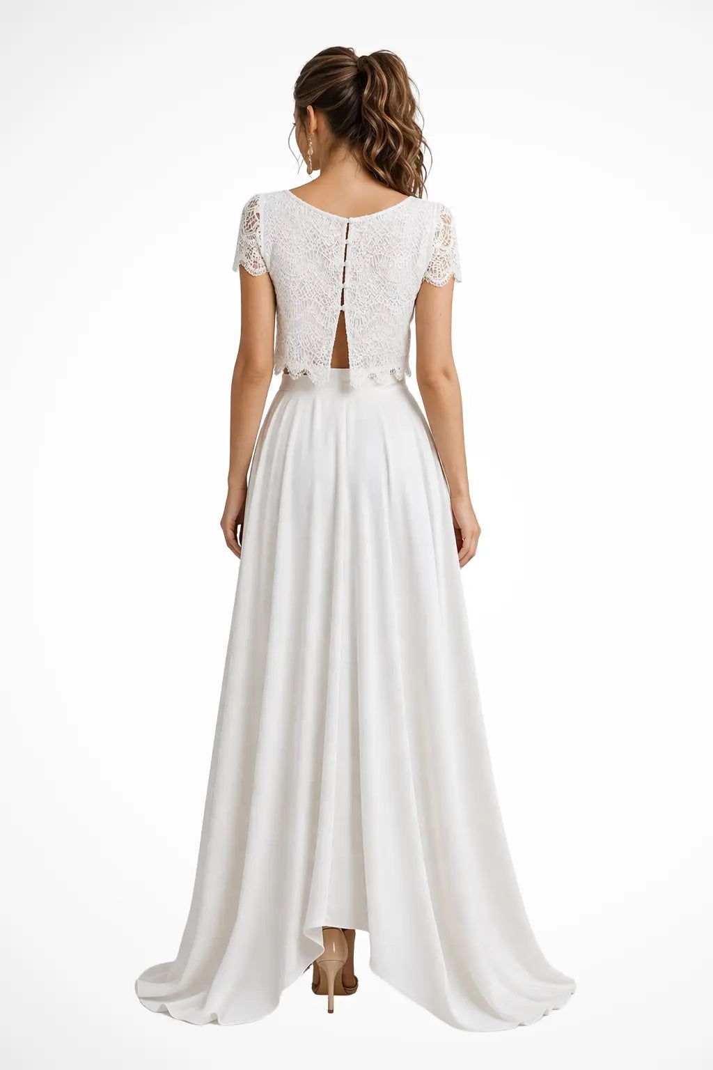 Elaris | Women Lace Top Maxi Skirt Wedding Guest Bridal Set TARHUS Women Dress
