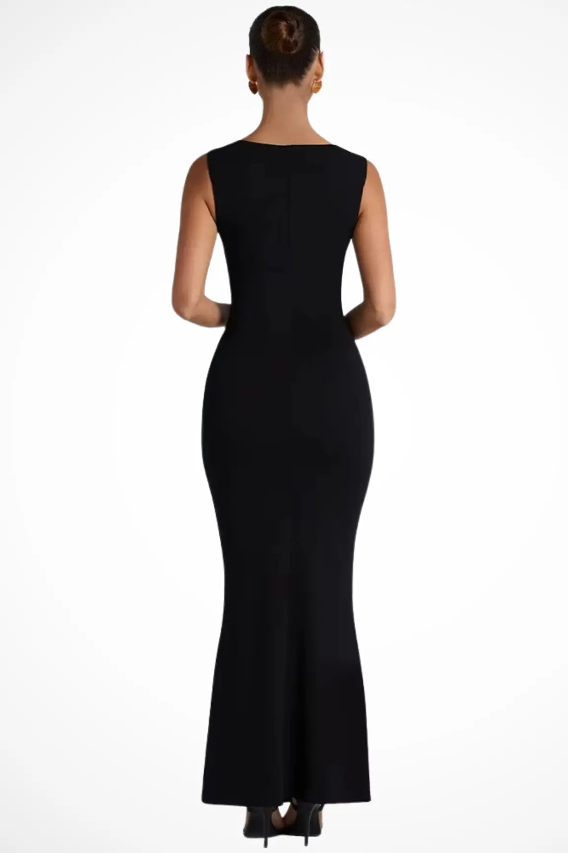 Steffany | Women Square Neck Bodycon Wedding Guest Maxi Dress TARHUS Wedding Guest Dresses