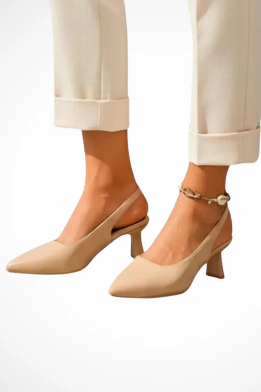 Octavia | Women Pointed Toe Slingback Kitten Heels TARHUS Women's Shoes