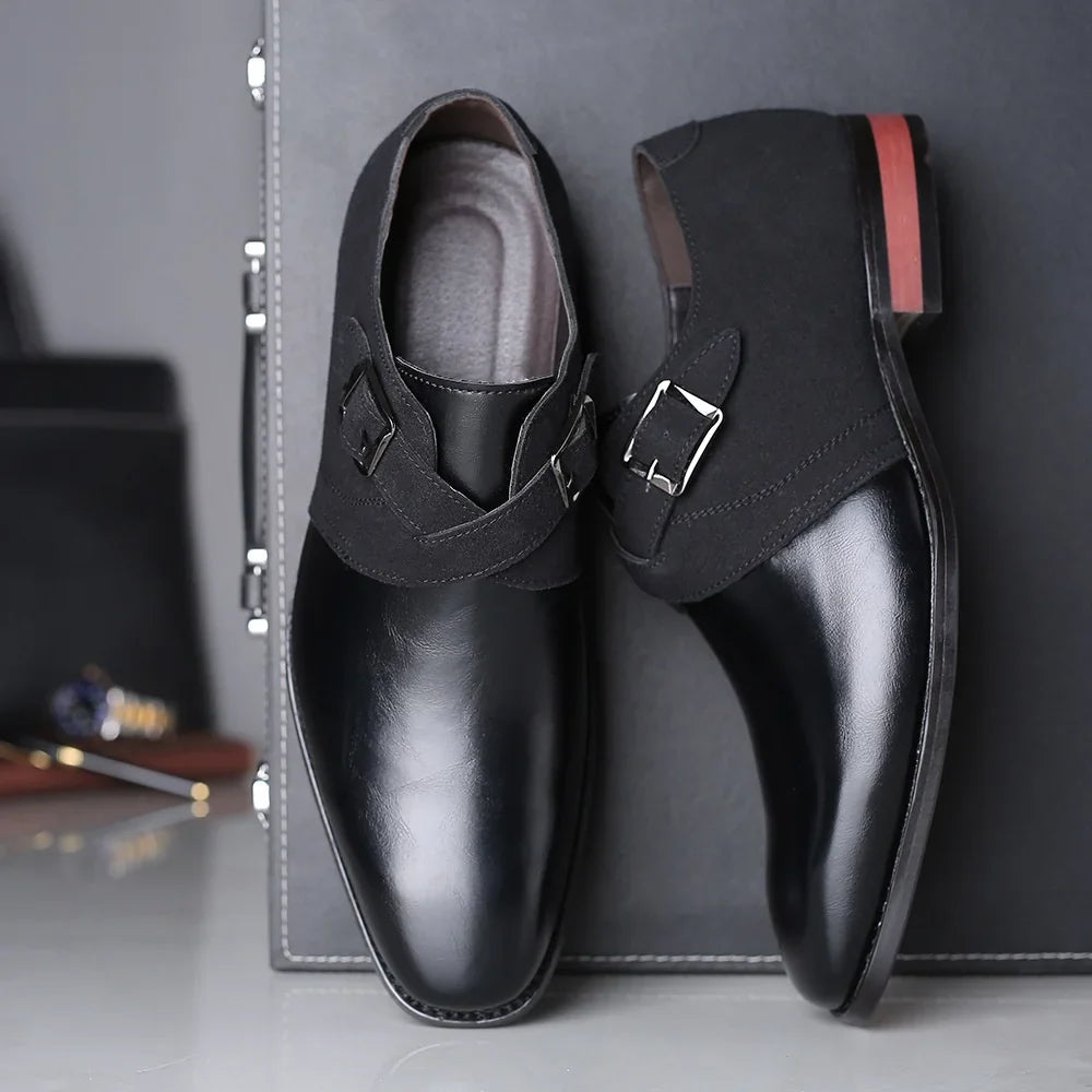 Aurelio | Derby Shoes – Leather Slip-On Dress Shoes with Cushioned Comfort TARHUS Mens shoes
