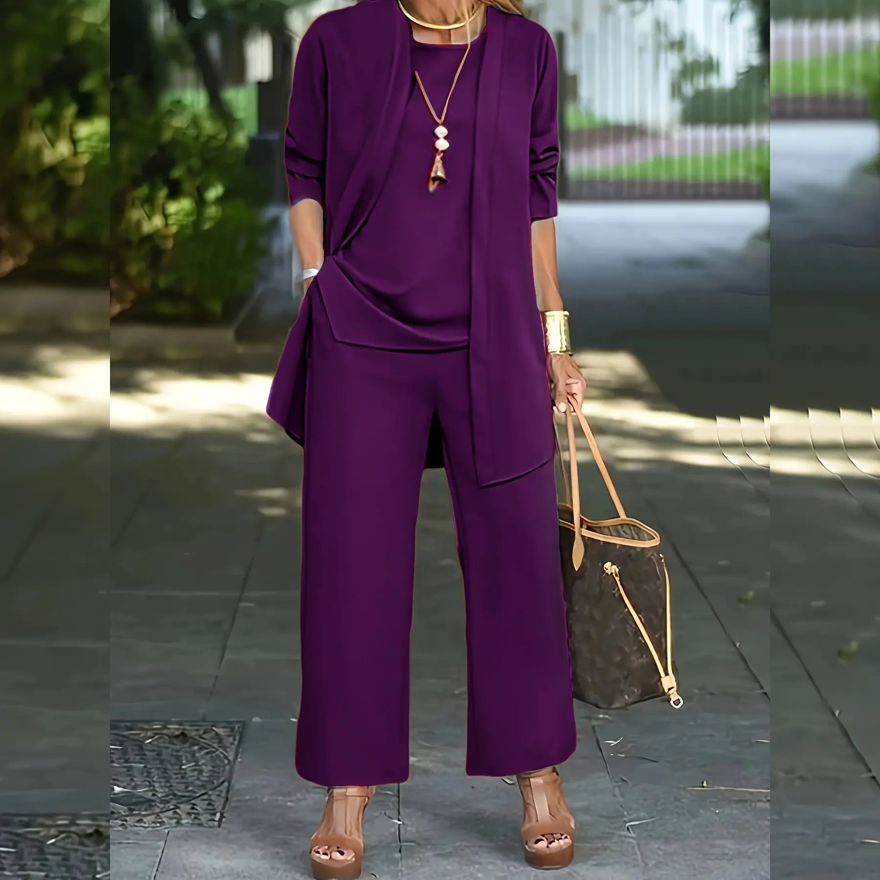 Layla - Stylish Chic Three Piece Set - TARHUS