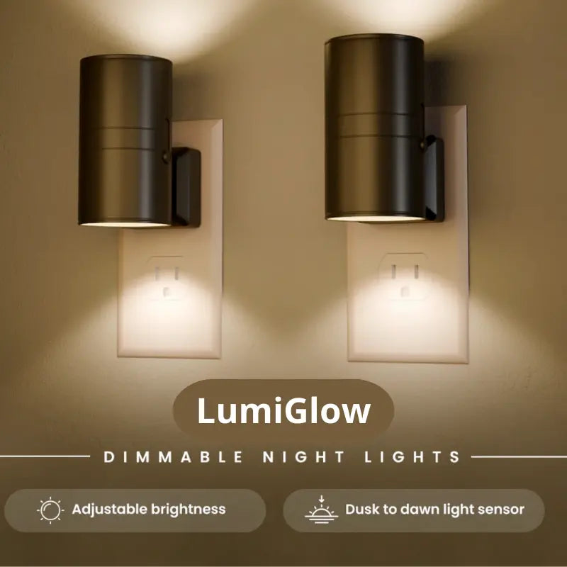 LumiGlow - Dimmable Night Light Plug in - TARHUS