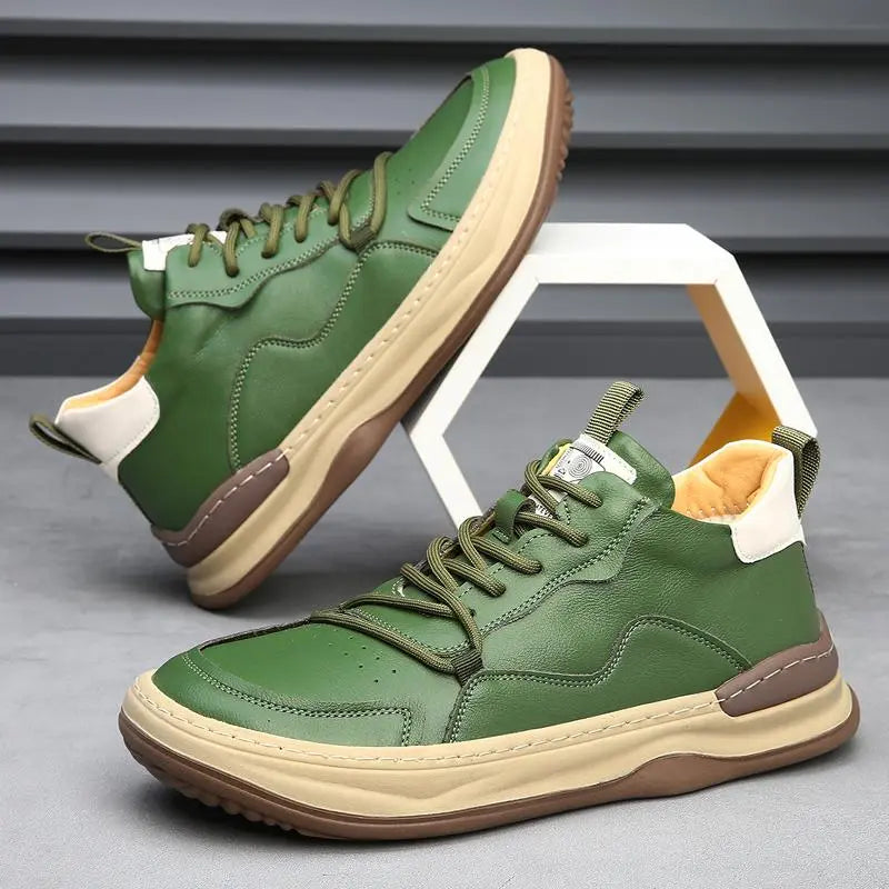 Del Piero | Italiana Leather Sneakers - TARHUS