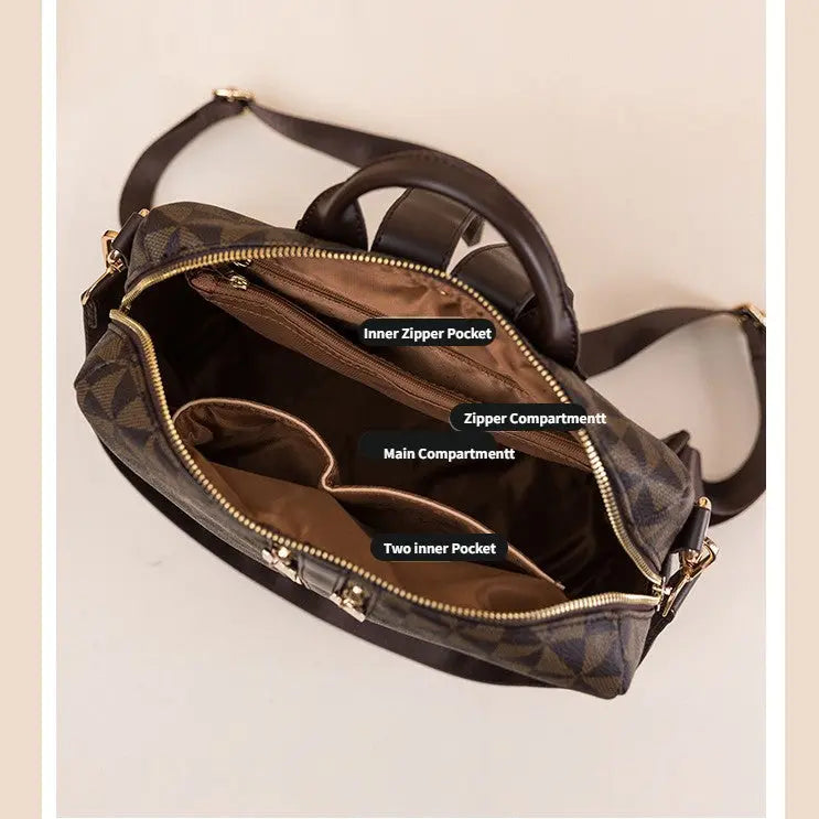 Stylish Convertible Backpack with Clutch - TARHUS