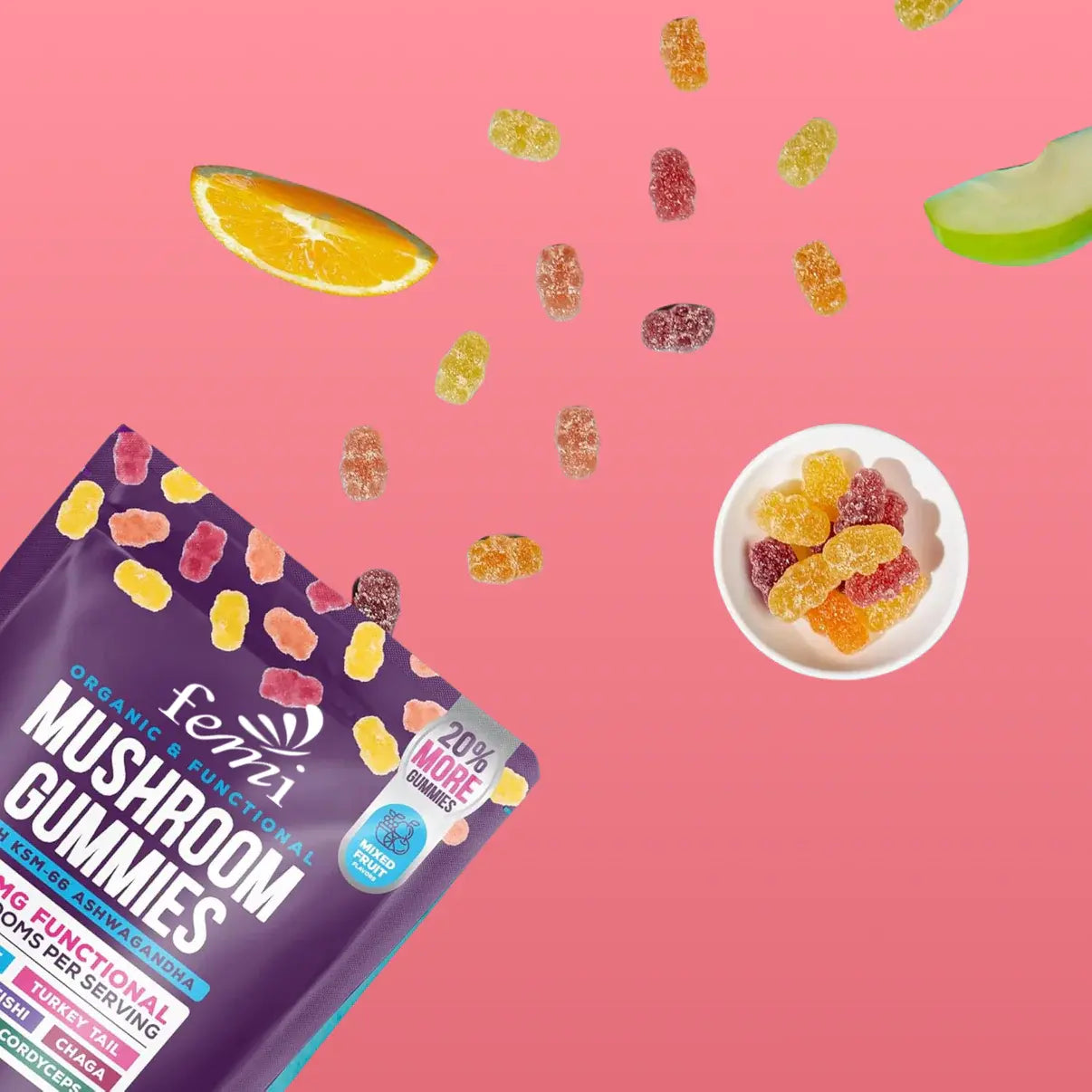 Mushroom Gummies – Functional Blend | 60 ct - TARHUS