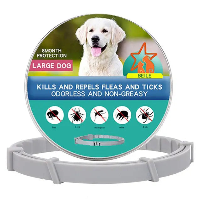 Flea and Tick Control Collar – Cats and Dogs 8 Months Protection - TARHUS