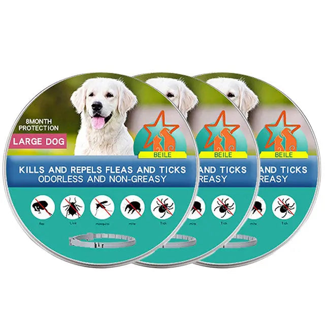 Flea and Tick Control Collar – Cats and Dogs 8 Months Protection - TARHUS