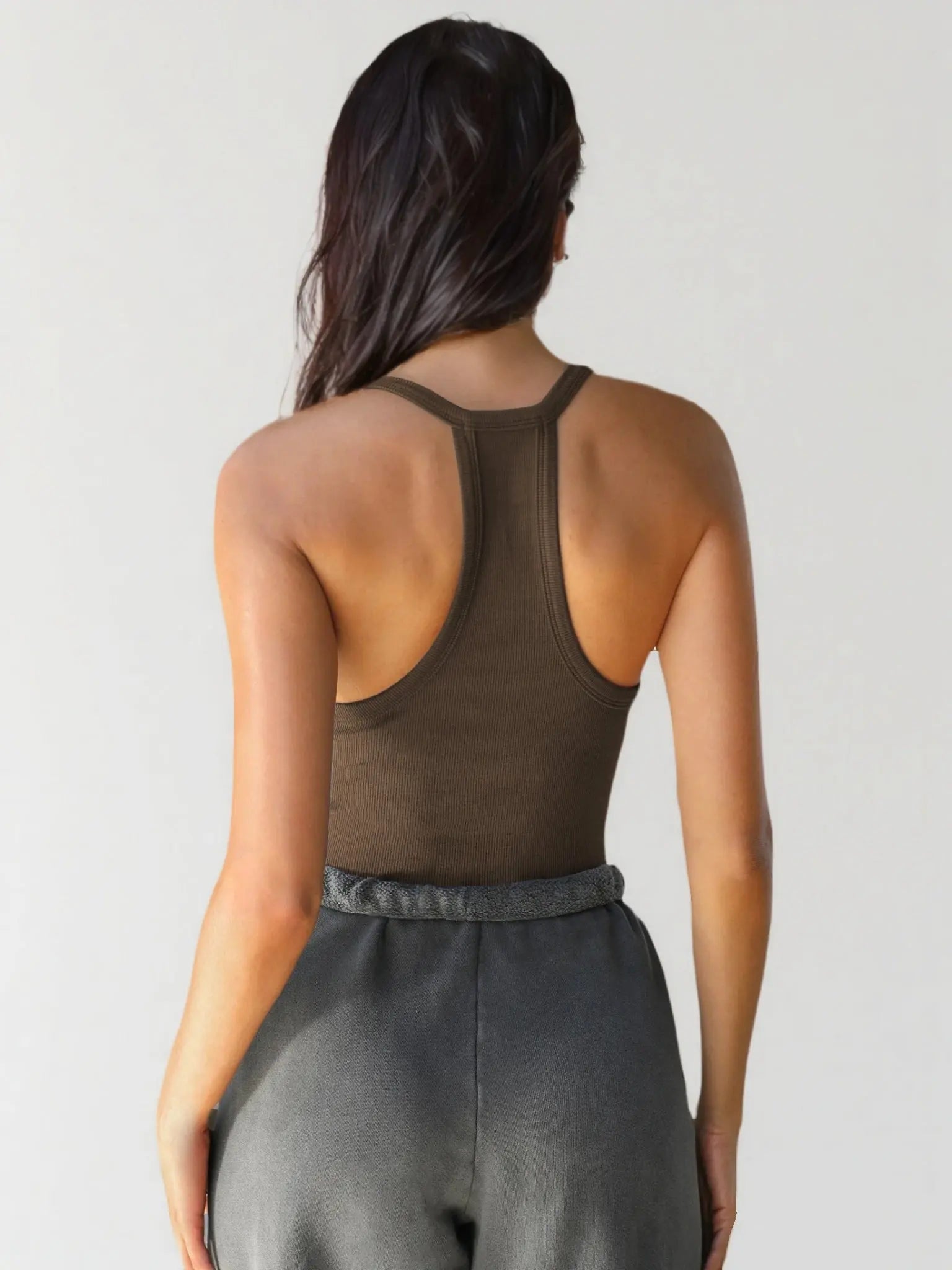 Deep V-Neck Tank Top - TARHUS