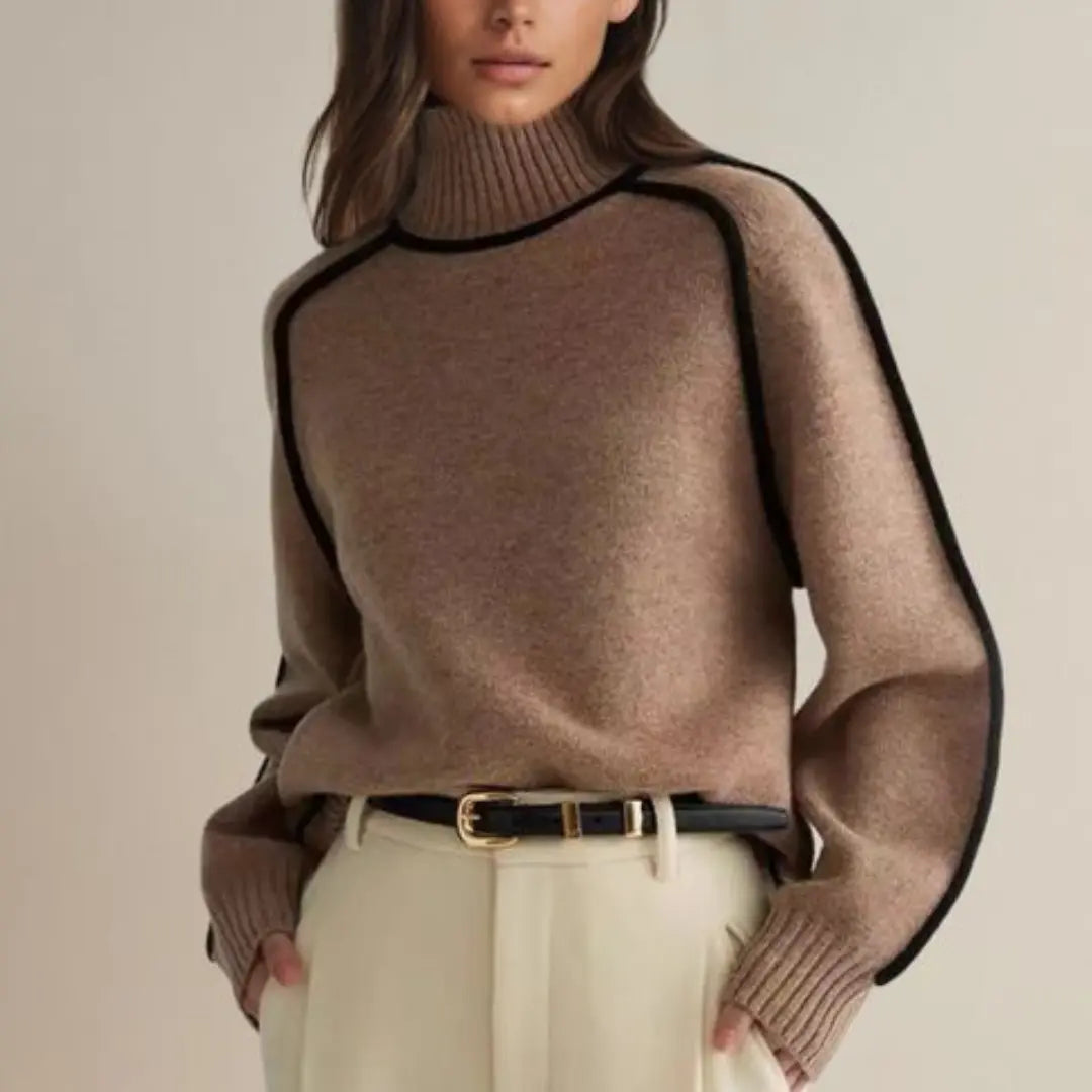Claire - Elegant turtleneck sweater - TARHUS