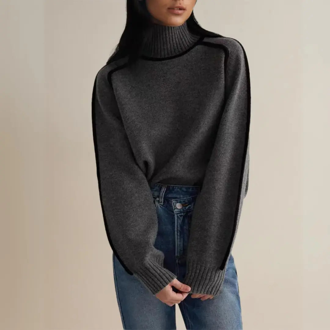 Claire - Elegant turtleneck sweater - TARHUS