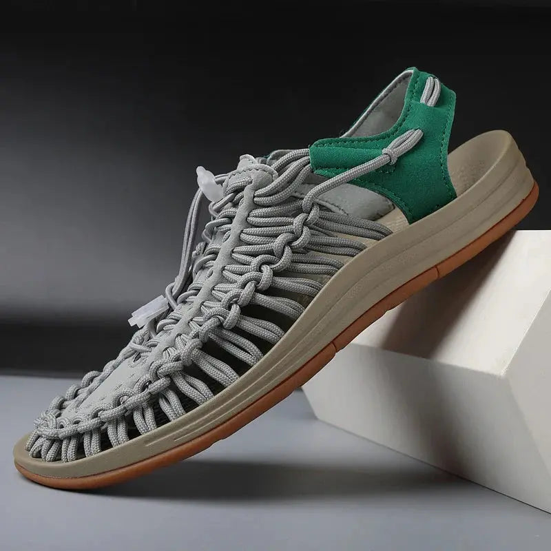 Kairo | Flex-Knit Sport Sandals – Braided Cord Design with Cushioned Sole TARHUS Men Shoes