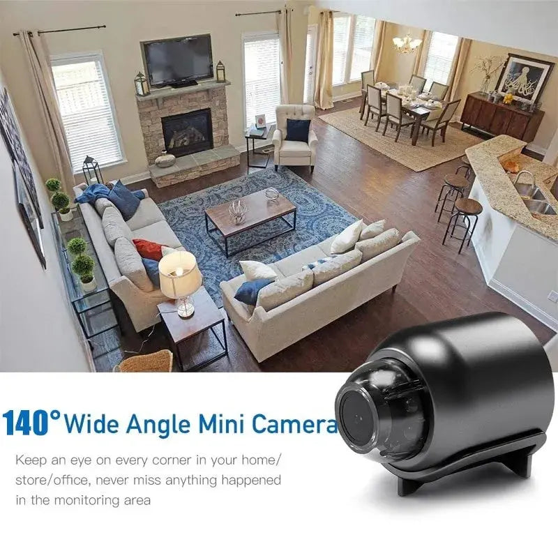 Mini 5G Wireless WiFi Security Camera – 1080P HD, Night Vision, Motion Detection, Remote Access - TARHUS