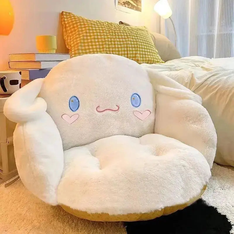 Big Size Cute Cinnamoroll & Kuromi Plush Cushion for Chair - TARHUS