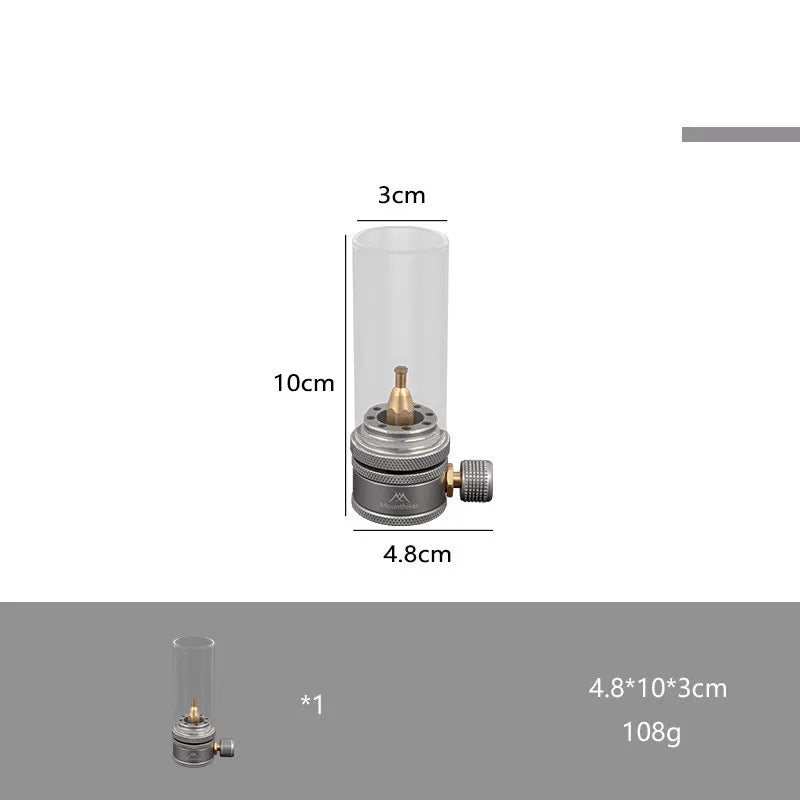 Mountain Peak | Campsite Lamp – Portable Butane Camping Lantern with Durable Alloy Build TARHUS Lamps