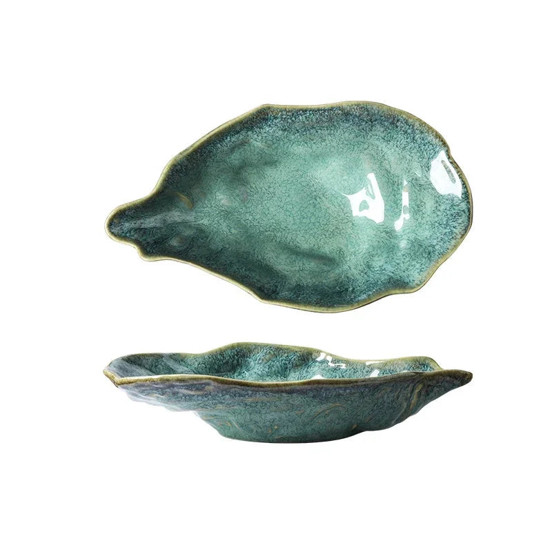 Marée Oyster Shell Bowls – Handcrafted Decorative Coastal Trinket Dishes TARHUS Kitchen Accessories