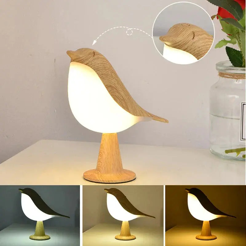 Flash | Wooden Bird Night Lamp - TARHUS