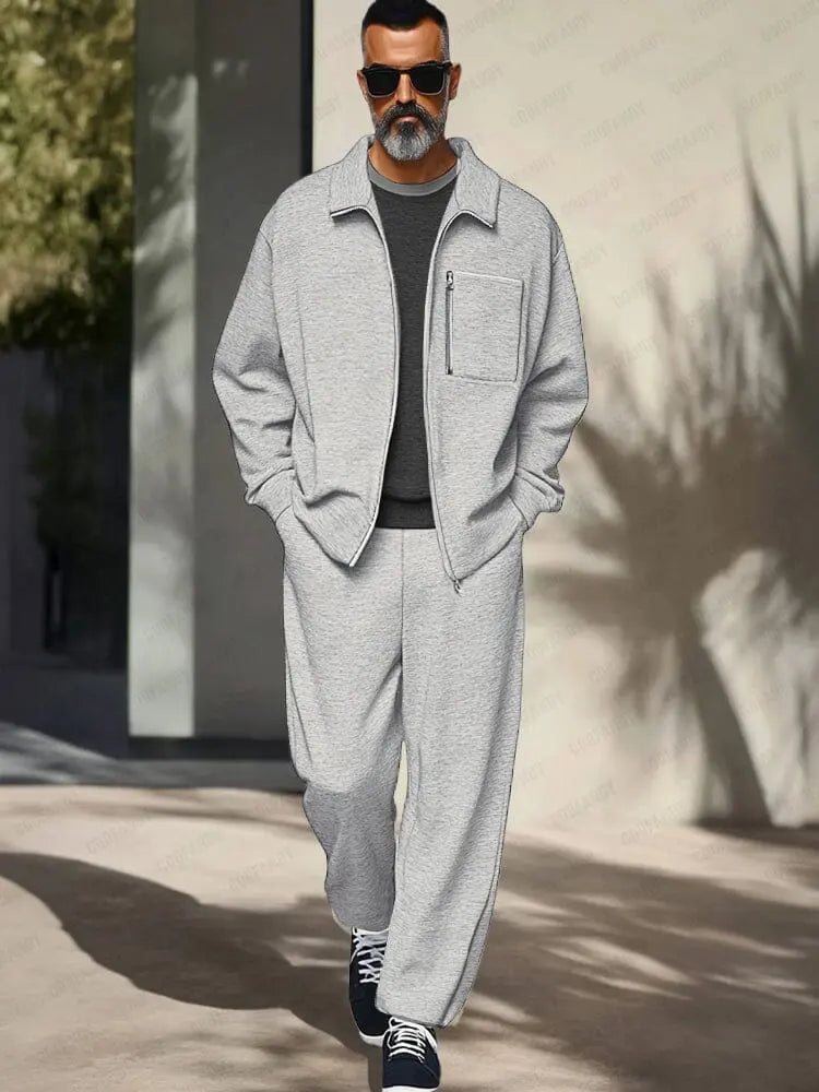 Athleisure Regular Fit Jacket Set - TARHUS