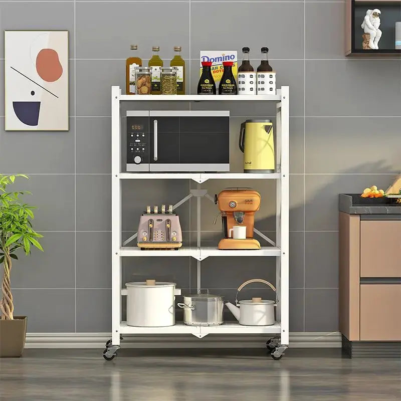 FlexiRack - Foldable Multi-Tier Storage Shelf - TARHUS