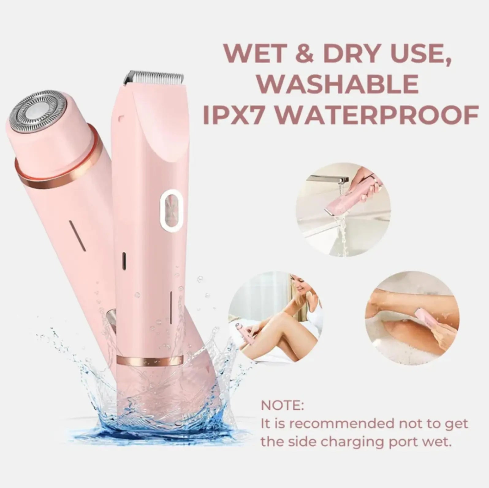 Pink Sugar Ultimate 2-in-1 Bikini Trimmer - Electric Razor TARHUS Care & Health