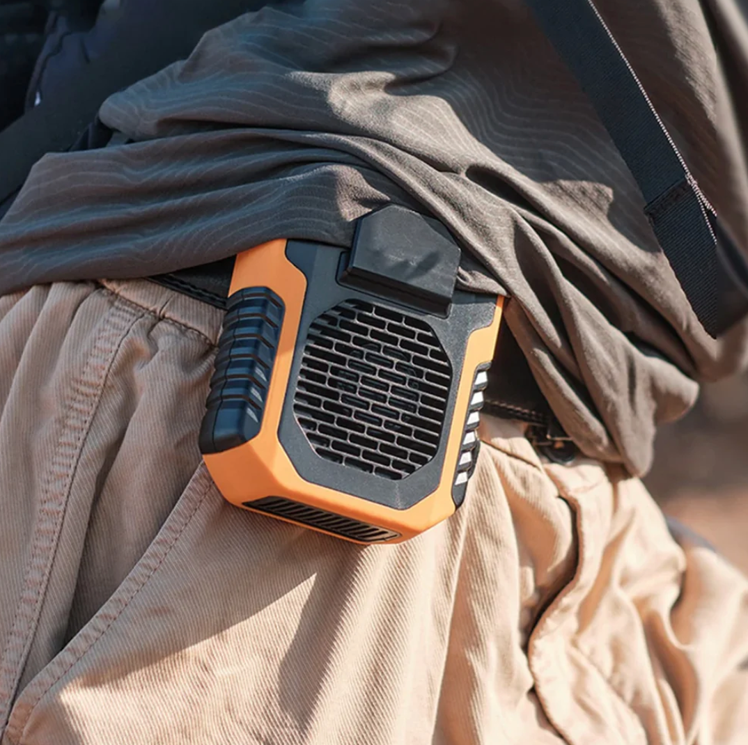 BreezeMate Portable Waist Fan | Hands-Free Cooling for Work & Outdoors TARHUS Portable Waist Fan