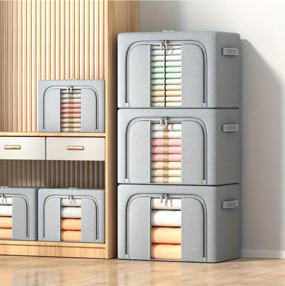 STACKABLE LINEN STORAGE BOXES - TARHUS