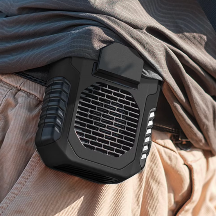 BreezeMate Portable Waist Fan | Hands-Free Cooling for Work & Outdoors TARHUS Portable Waist Fan