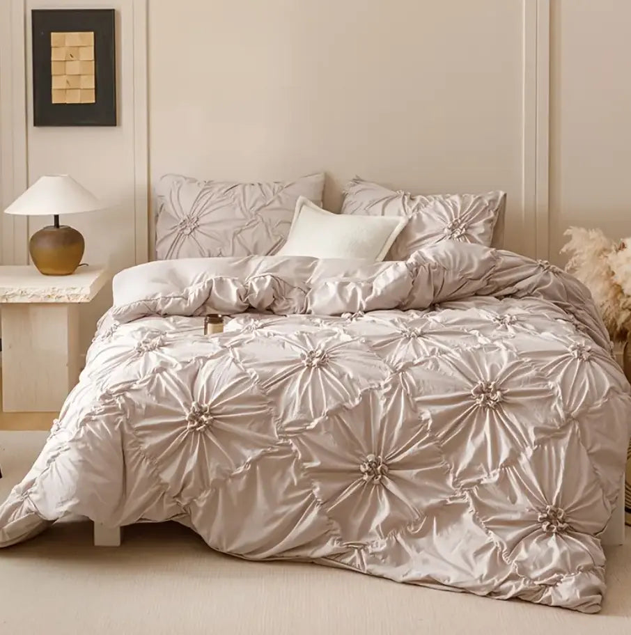 FLOWER RUFFLE | Premium Doona Cover Set - TARHUS