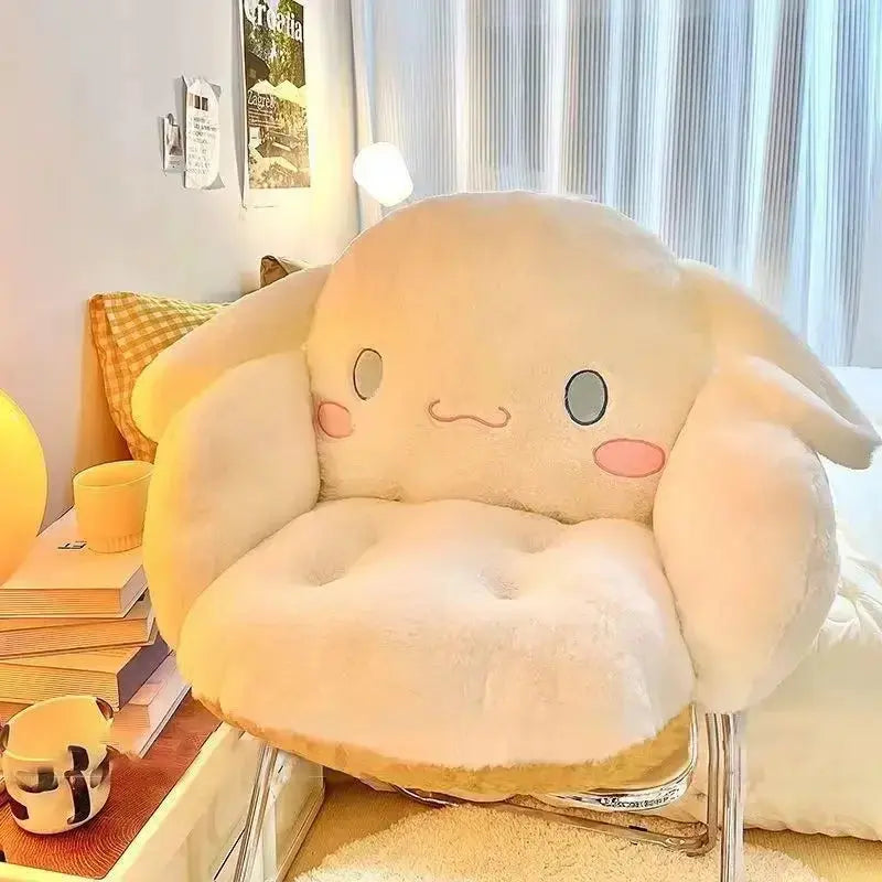 Big Size Cute Cinnamoroll & Kuromi Plush Cushion for Chair - TARHUS