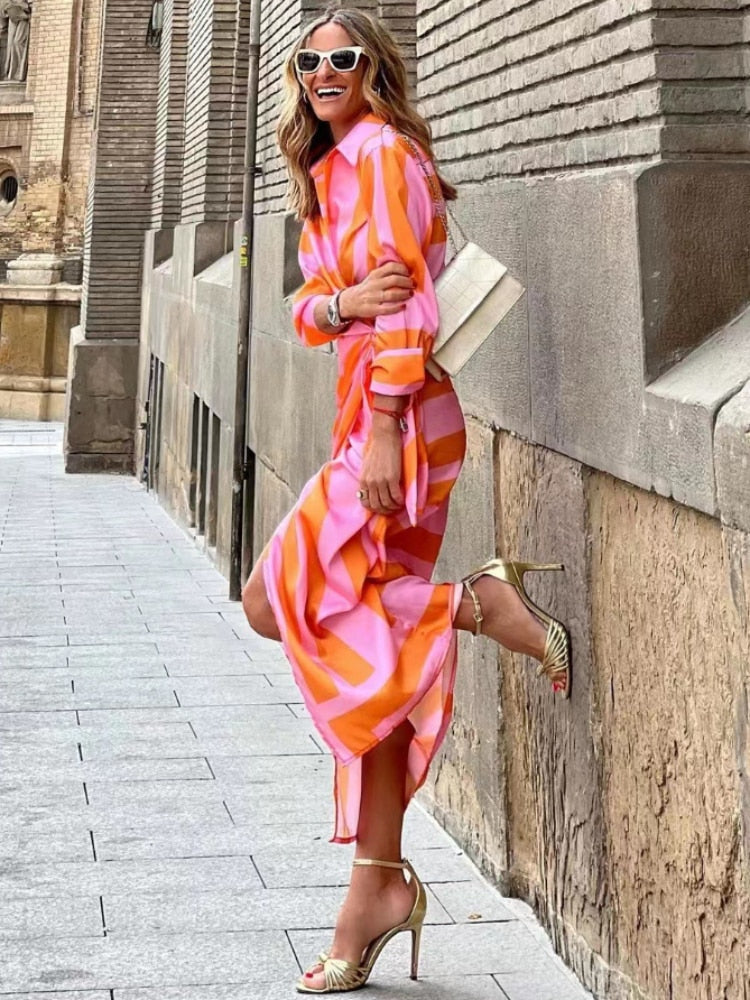 Vibrant Floral Summer Dress - Stylish and Comfortable TARHUS Maxi Dresses (Women)