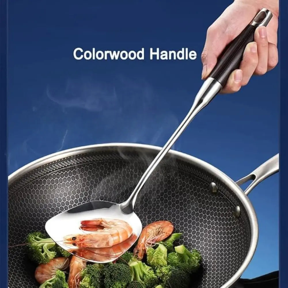 Stainless Steel Kitchen Utensil Set | 6-Piece Cookware – Durable & Elegant TARHUS Cooking Utensils