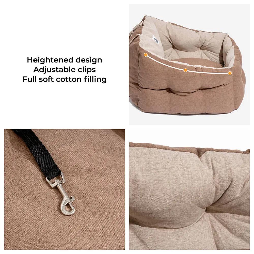 Travel Protection Booster Waterproof Elevated & Thickened Dog Car Seat Bed - TARHUS