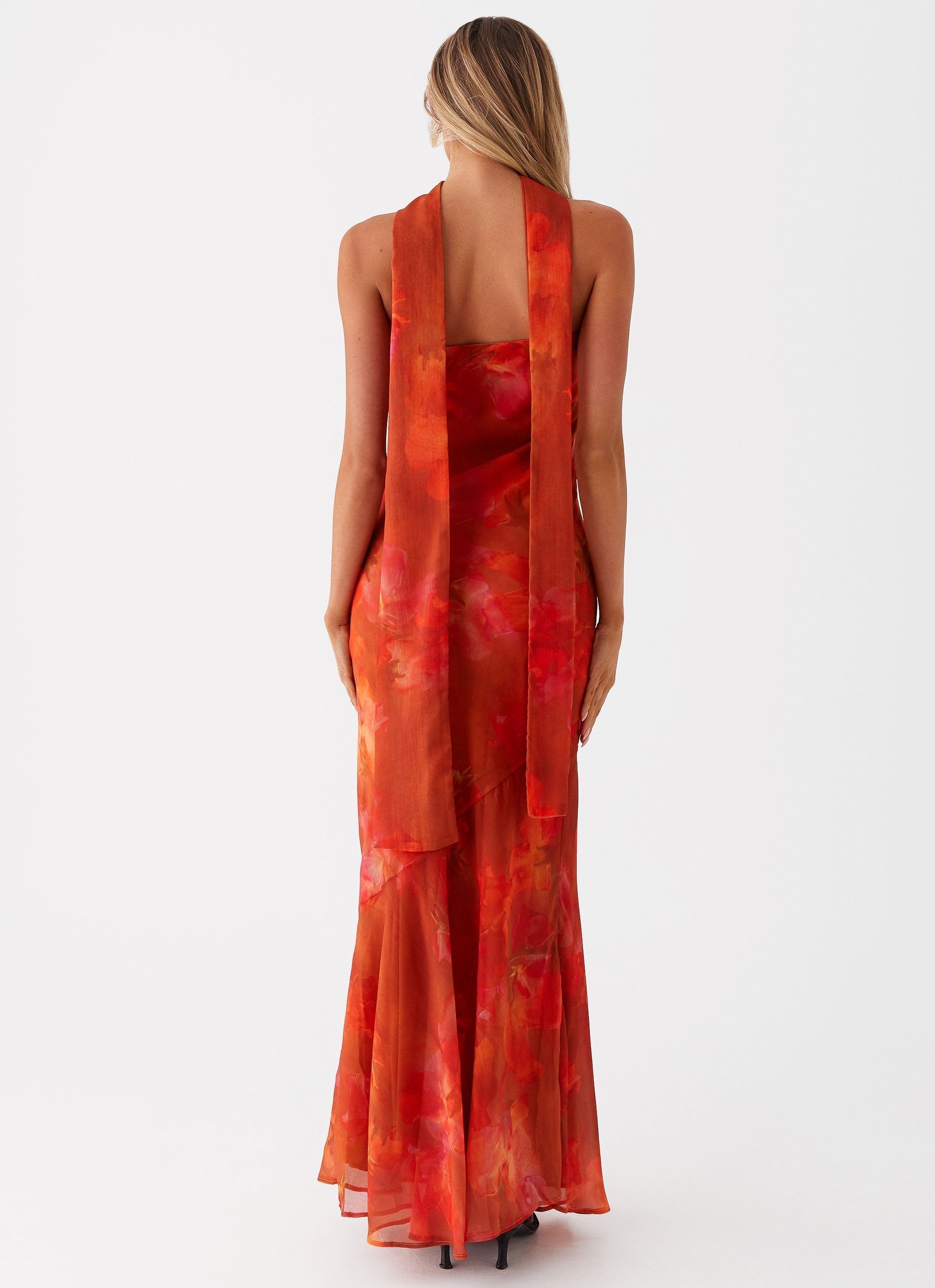 Womens Strapless Bodycon Mermaid Maxi Dress Abstract Print – Elegant Slim Fit Evening Party Dress TARHUS Maxi Dress
