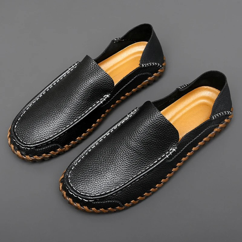 Bennett | Leather Loafers – Handmade Slip-On Shoes with Cushioned Comfort TARHUS Mens shoes
