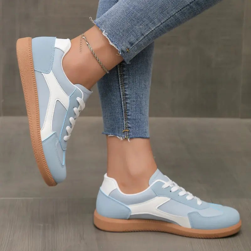 Livia | Lifestyle Sneakers – Vintage Leather Low-Top Shoes for Womena TARHUS Women's Shoes