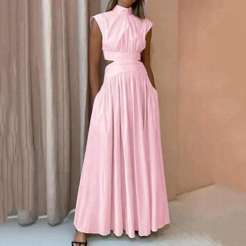 Stylish Dress – Feminine Elegance with Flattering Details | Eleni TARHUS Long Dress