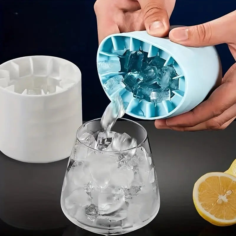 ChillMax | Easy-Release Silicone Ice Cube Mold – Makes Up to 60 Cubes TARHUS Kitchen Accessories