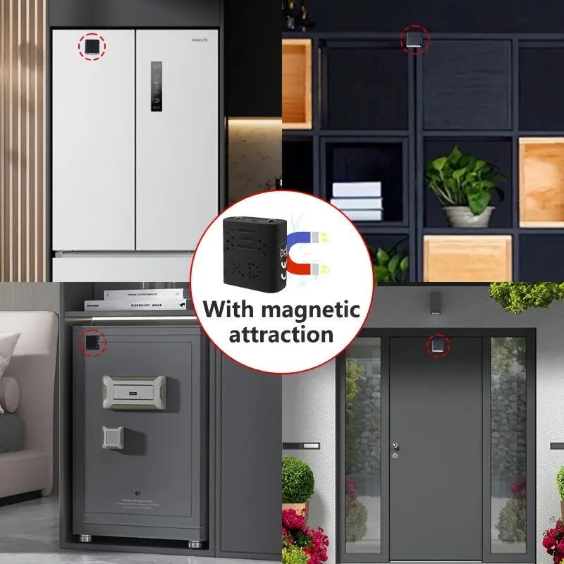 Mini HD Magnetic Security Camera with Night Vision & AI Motion Detection - TARHUS