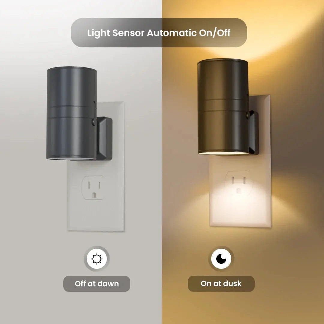 LumiGlow - Dimmable Night Light Plug in - TARHUS
