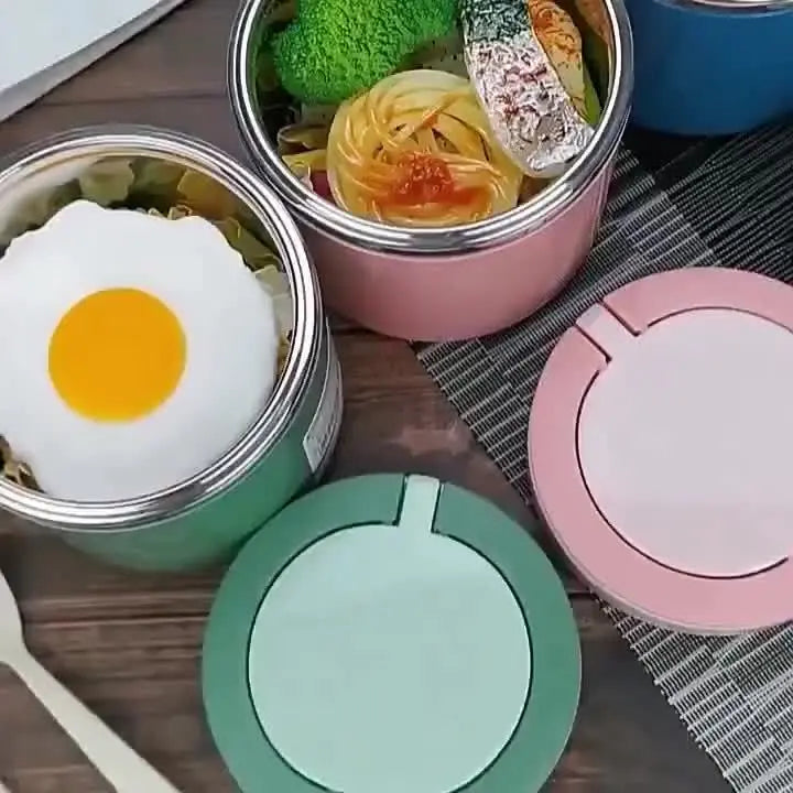 Large Stainless Steel Insulated Food Jar – Reusable Lunch Container - TARHUS