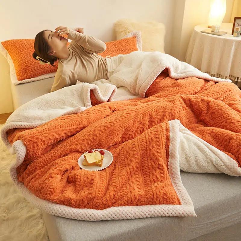 Ultra-Soft Fleece Blanket - Cozy Winter Bedding for Bedroom - TARHUS