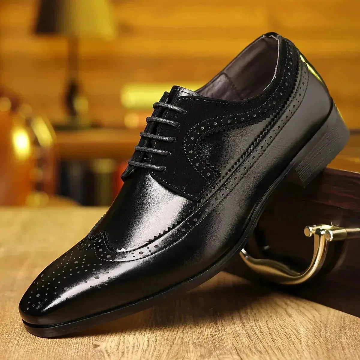 Oliver | Refined Brown Dress Shoes Brogue Oxford TARHUS Clothing & Accessories