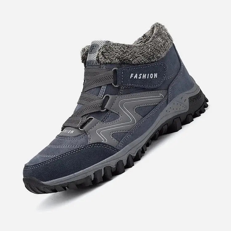 Orthopedic Shoes Men Anti-collision Hiking Ankle Sneakers Suede Outdoor - TARHUS