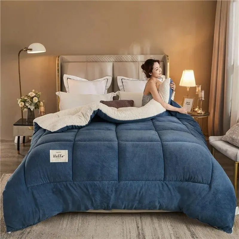 Luxury Calming Sherpa Doona - Comfort Blanket - TARHUS