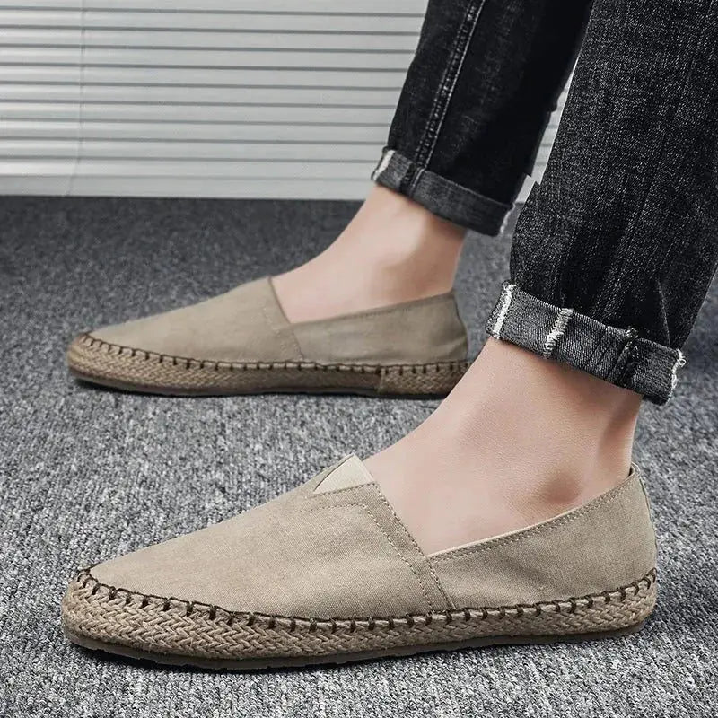 Roman | Canvas Slip-On Espadrilles with Rope Sole TARHUS Clothing & Accessories