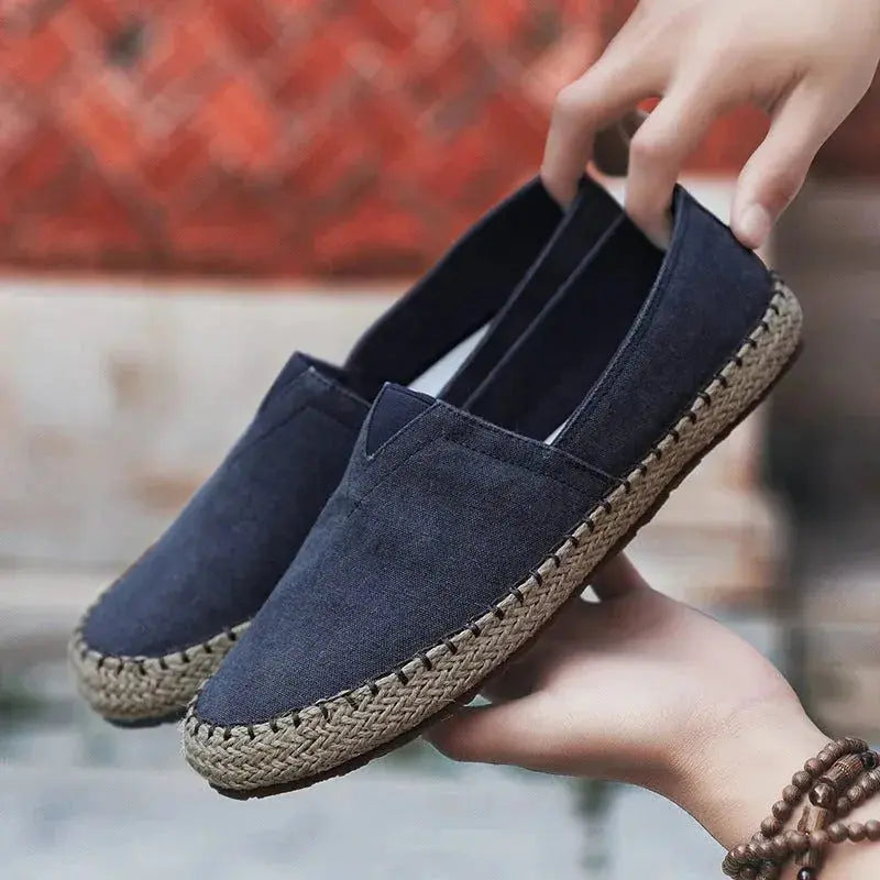 Roman | Canvas Slip-On Espadrilles with Rope Sole TARHUS Clothing & Accessories