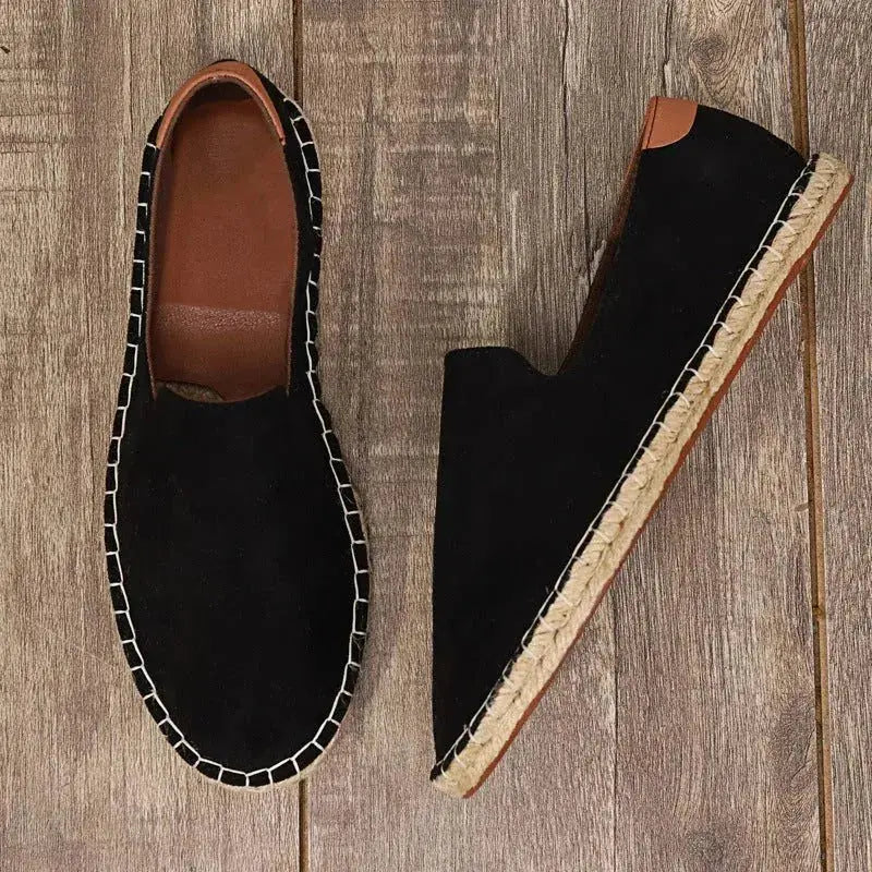 Mason | Canvas Slip-On Men's Espadrilles Woven Sole TARHUS Clothing & Accessories
